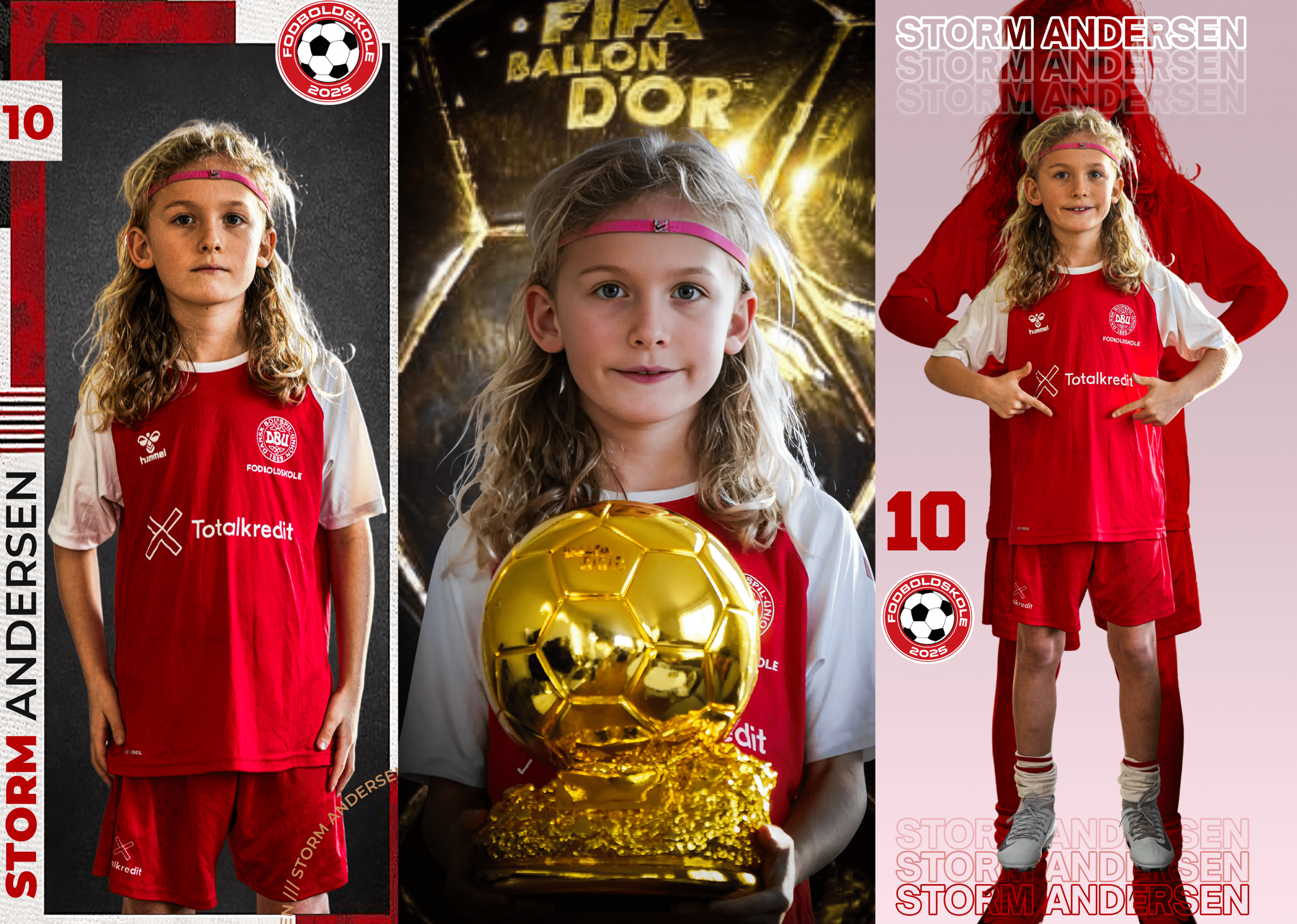 PLAKAT 70 CM X 50 VM + 3 BILLEDER + ALLE I 1